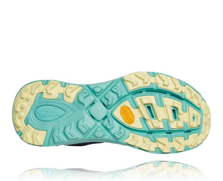 Chaussure Trail Hoka One One Mafate Speed 3 Femme - Noir/Menthe - NTV-032416